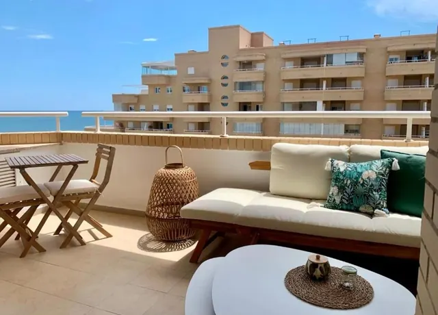 Relaxing terrace corner