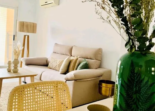 Mediterranean details in the living room