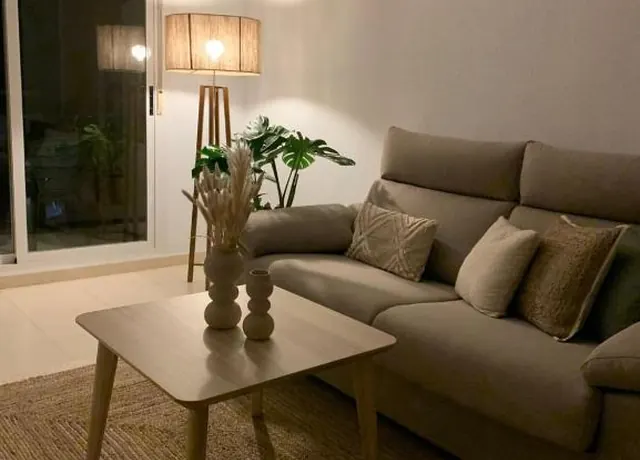 Cosy living room with air conditioning
