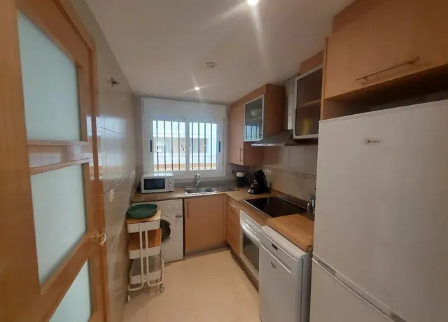 Complete kitchen for comfortable stays