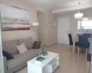 Salón con sofá cama doble italiano