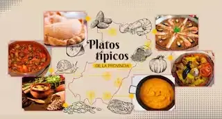 Platos típicos de la zona